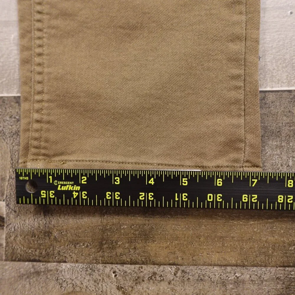 JACHS New York Travel Pants Men’s‎ 34x32 Khaki Stretch Casual Modern Fit Slim